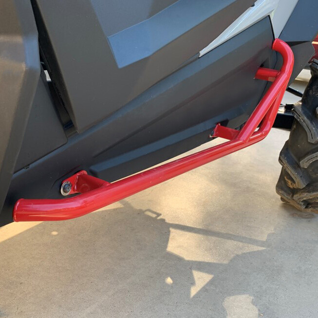 Side Steps Nerf Bars Rock Slider For 14-22 Polaris RZR XP 900 1000 Trail 2Dr RED