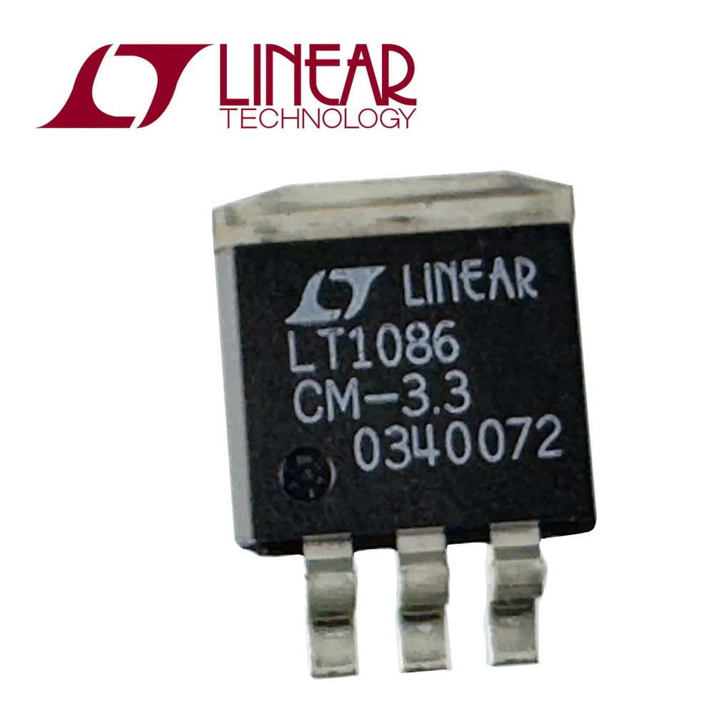 (Pkg 5) Linear Technology LT1086CM-3.3 1.5A LDO SMD Positive Voltage Regulator