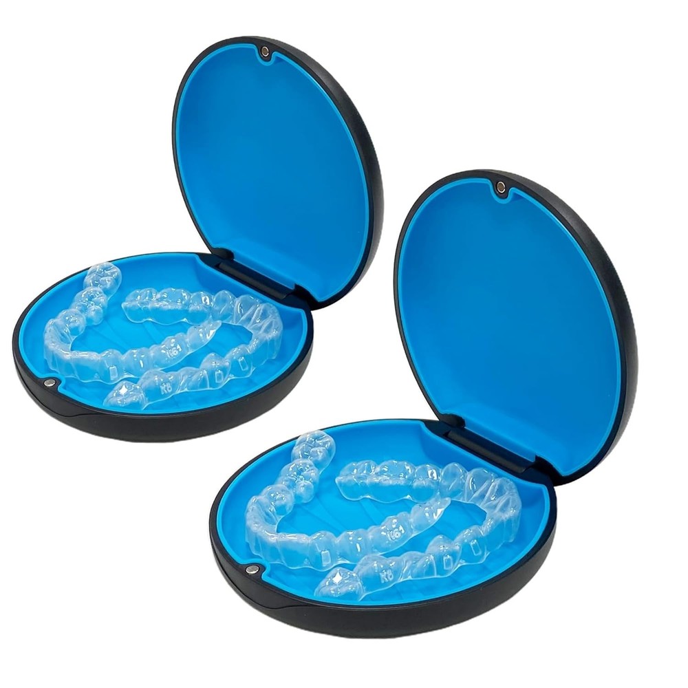 2 estuches para retenedores, protector bucal con , compatible con Invisalign