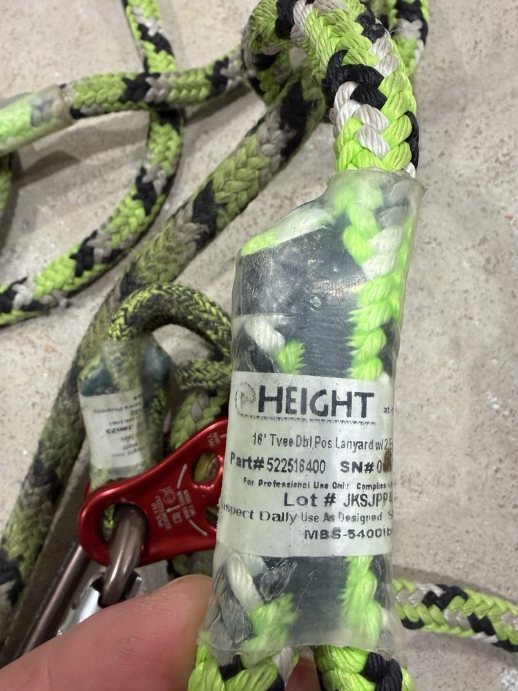 Complete Work Positioning Tree Climbing Lanyard/Flipline for Arborist