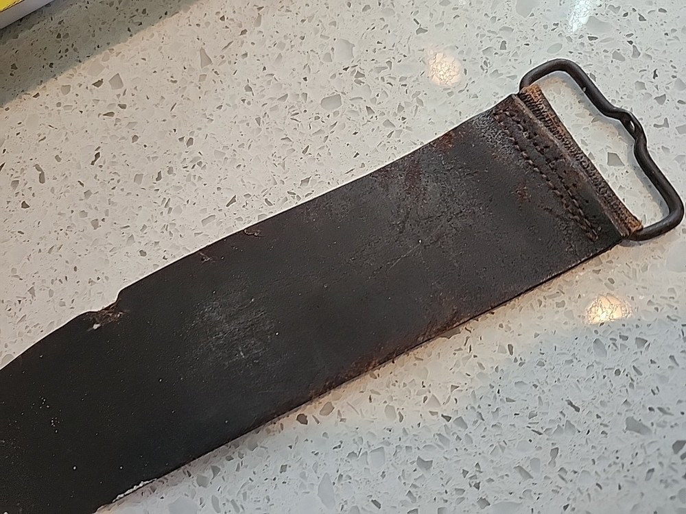 Vintage Antique Barber Strop Leather