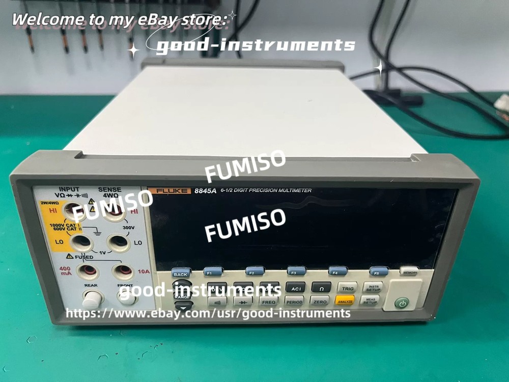 Fluke 8845A Digital Multimeter 6.5 Digit Precision Multimeter../good test*go