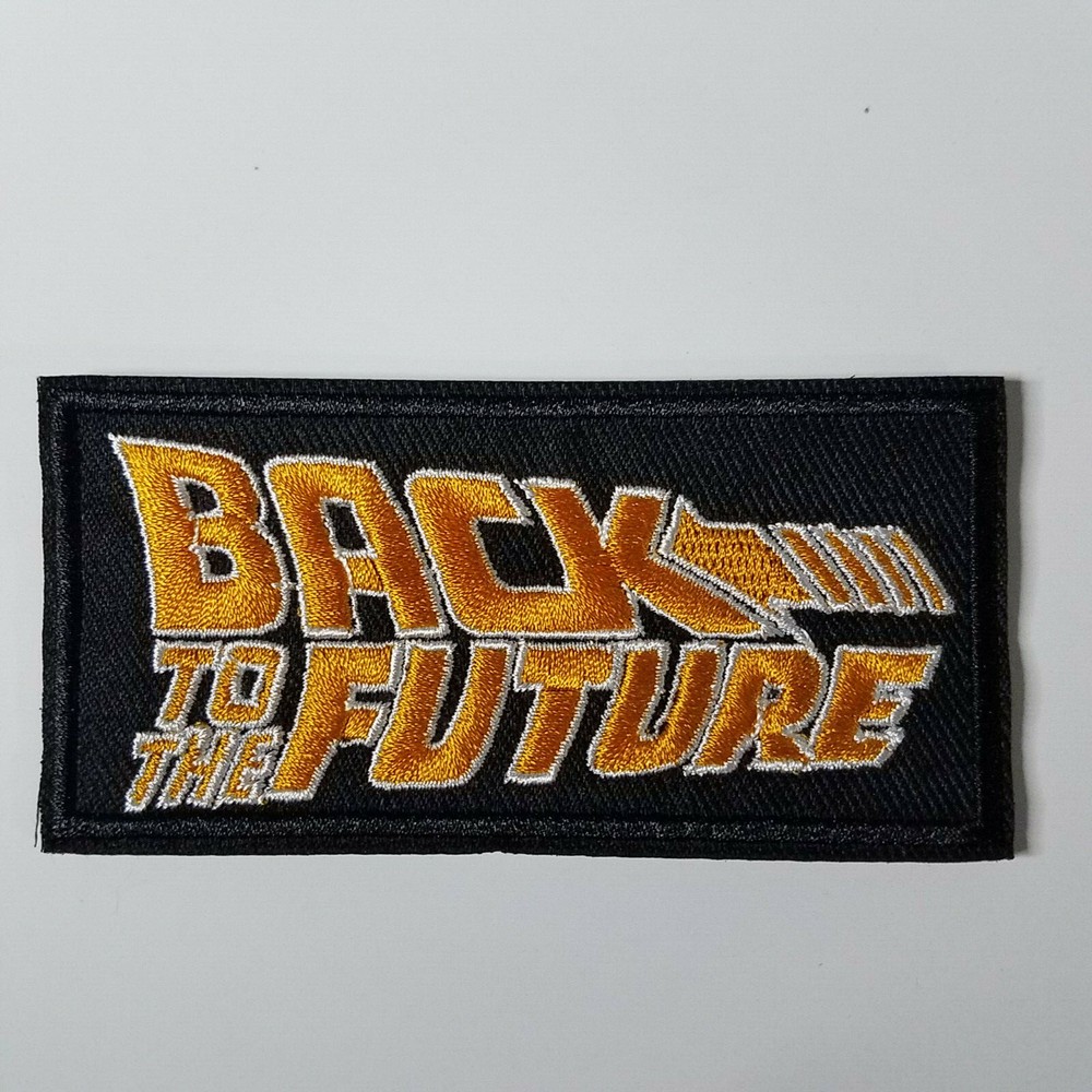 Back To The Future Logo Patch 4 inch