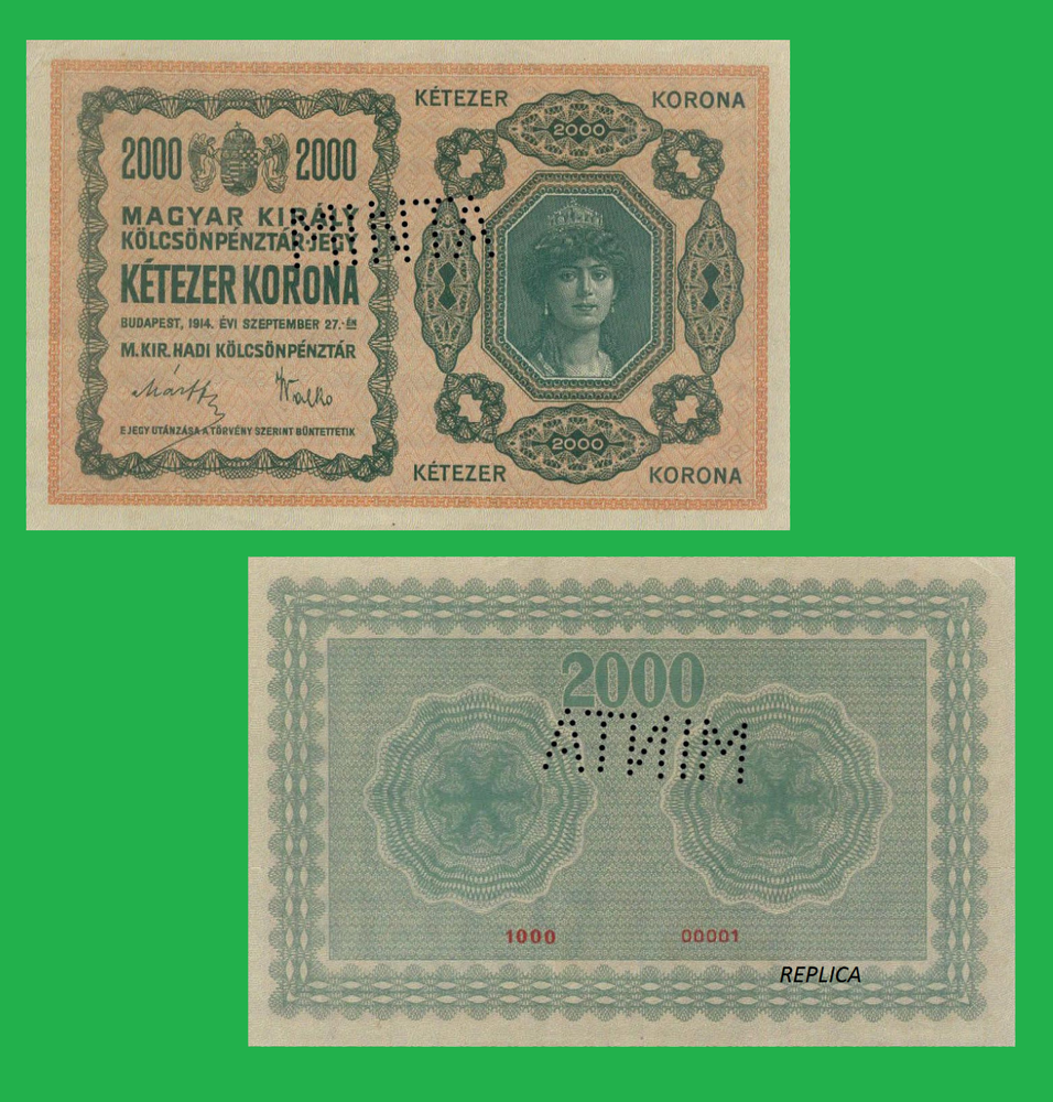 HUNGARY 2000 KORONA 1914 +* Copy