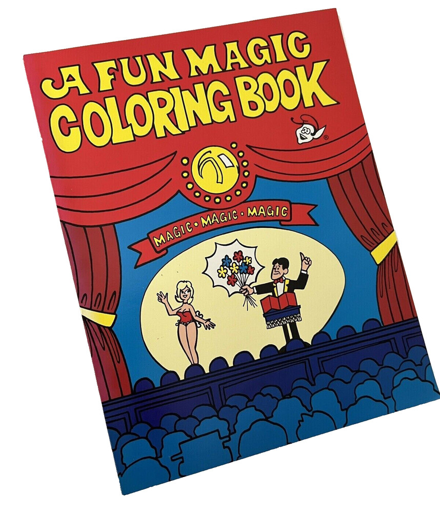 Magic Tricks "A Fun Magic Coloring Book" Small Version 5.5" x 4" Kid Size M4