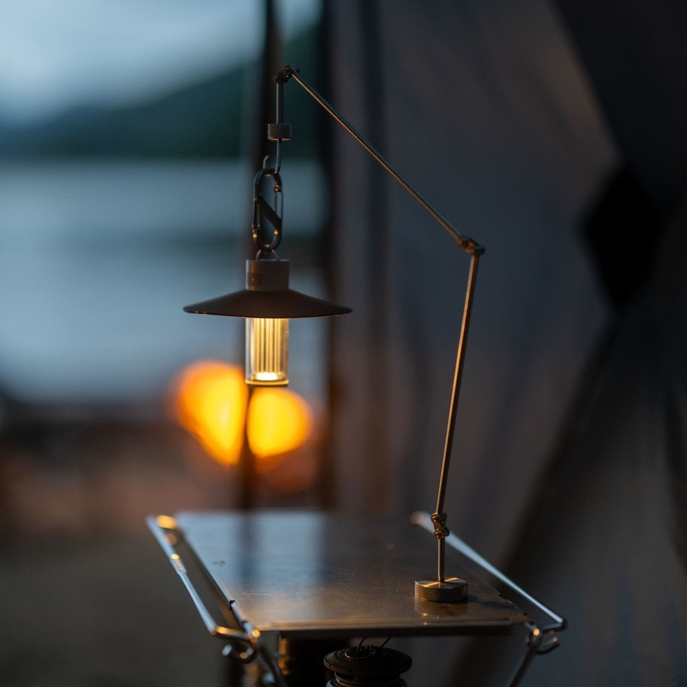 TOKYO CRAFTS Graph Arm Magnetic Adjustable Lantern Stand for Modular Table