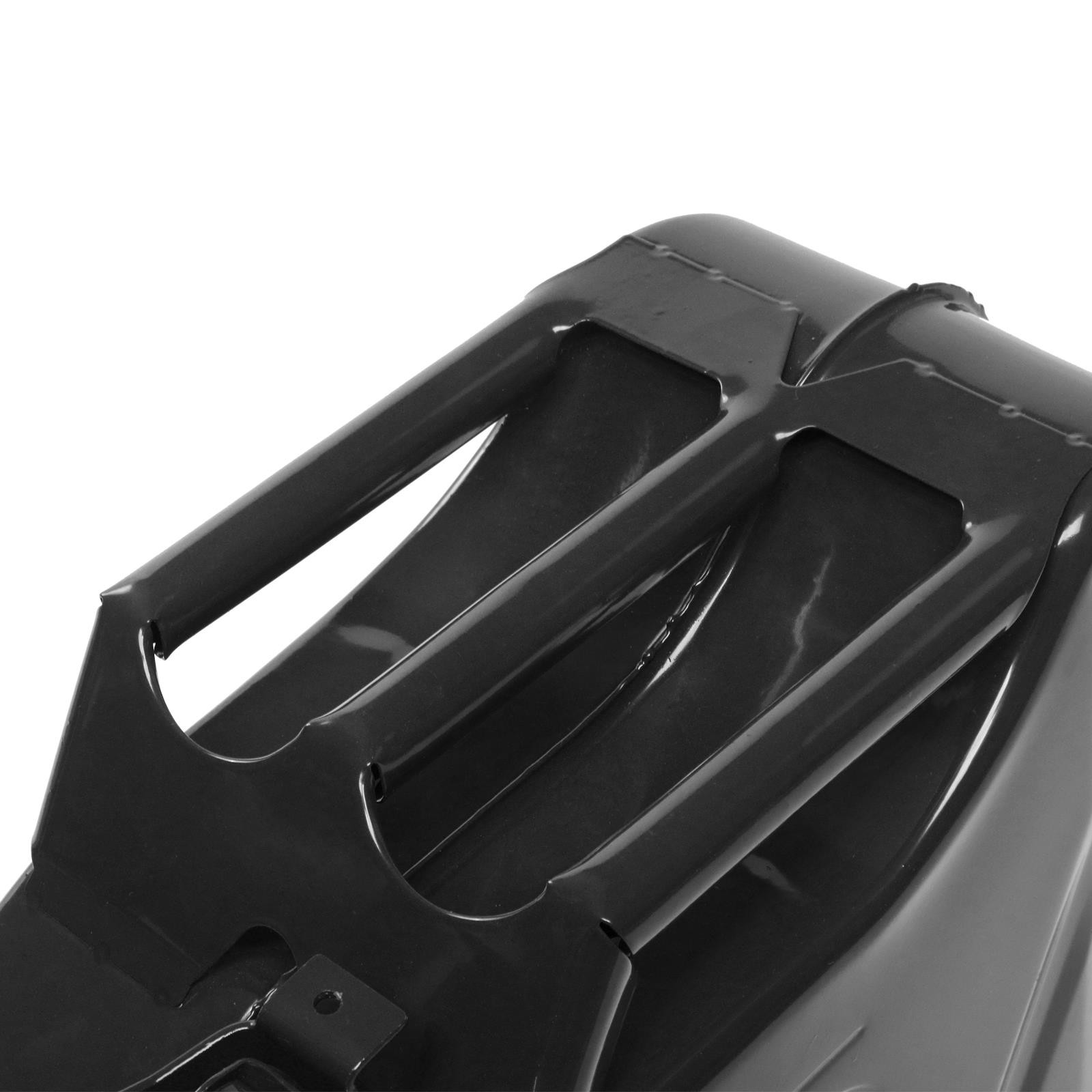 3 x Fuel Can 5 Gallon 20L Gasoline Gas Fuel Tank Military Emergency Backup Black