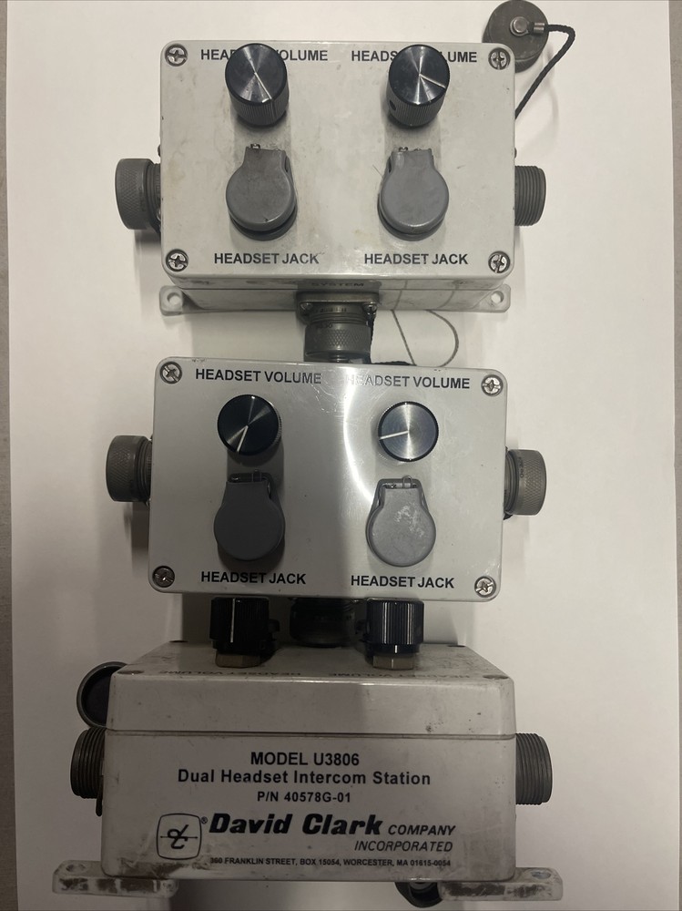 David Clark Dual Headset Intercom Station U3806