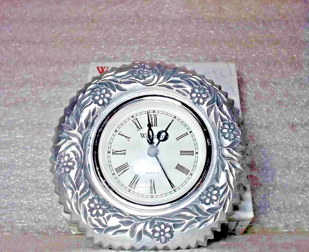 Westclox Decorative table clock hand painted Quartz box instructions