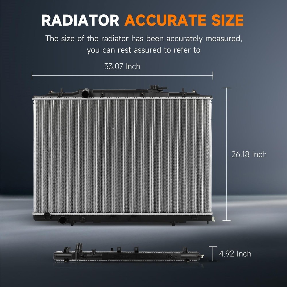 Radiator Replacement CU13402 for 3.0L 3.5L Engine 2014-2020