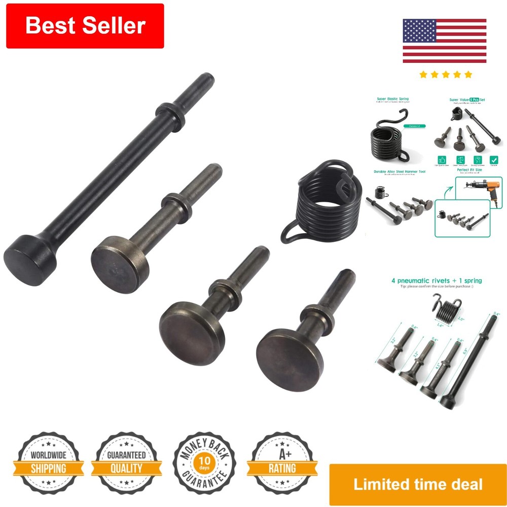 Heavy-Duty Durable Versatile Smoothing Pneumatic Air Hammer Chisel Bits Kit