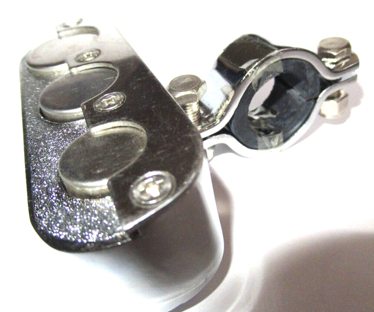 CHROME COIN HOLDER, W/ CHROME MOUNT FOR HANDELBARS