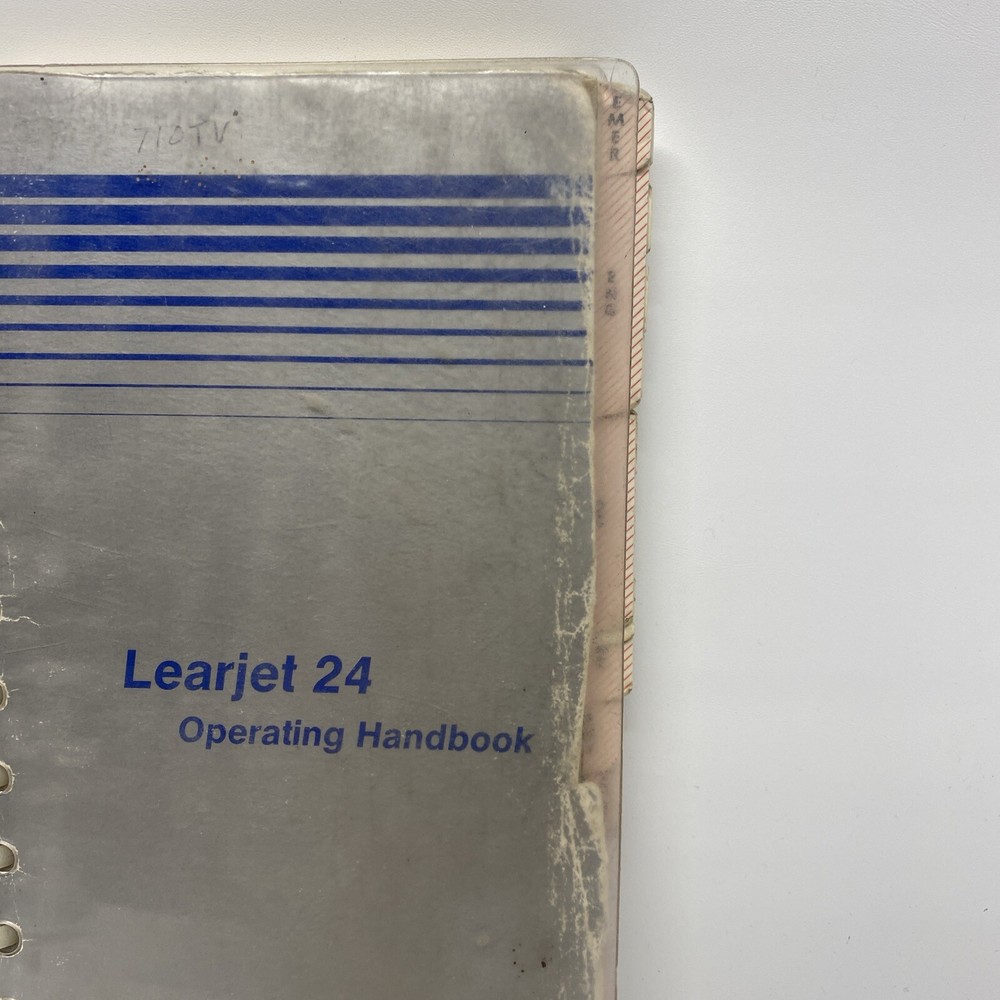 LearJet 24 Operating Handbook SimuFlite