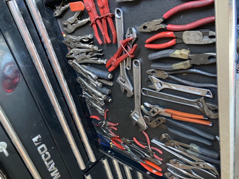 Matco M6 toolbox and tools