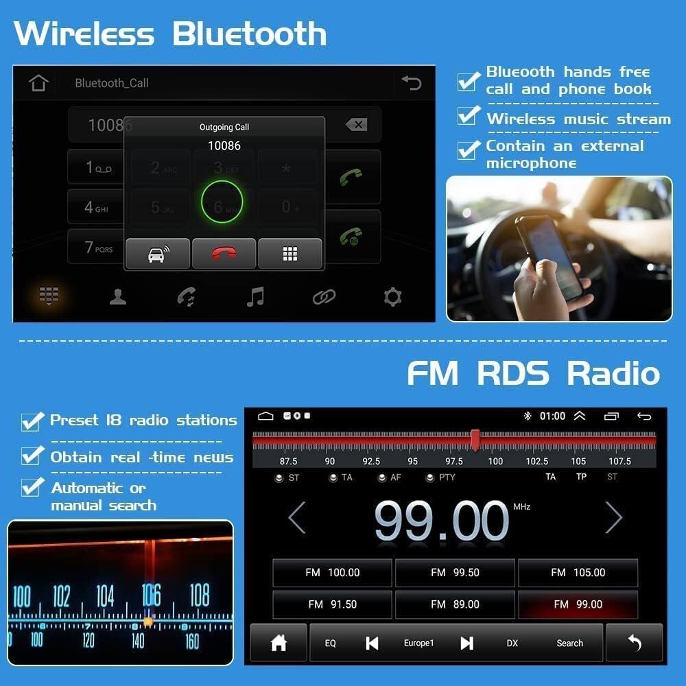 64G For 2014-2018 Dodge Ram 1500 2500 3500 Android Car Stereo GPS Radio Carplay