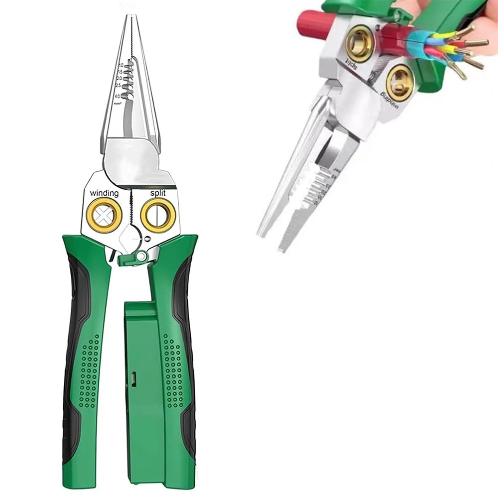 8 In 1 Wire Stripper Wire Stripping Tool with Voltage Tester Cable Cutters New