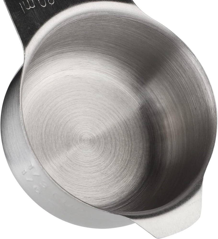 Measuring Cups and Spoons Set Stainless Steel 7 Stackable Measuring Cups 8 Ne...