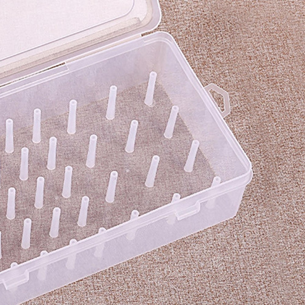 Sewing Thread Storage Box Large Capacity Clear Sewing Yarn Spools Container