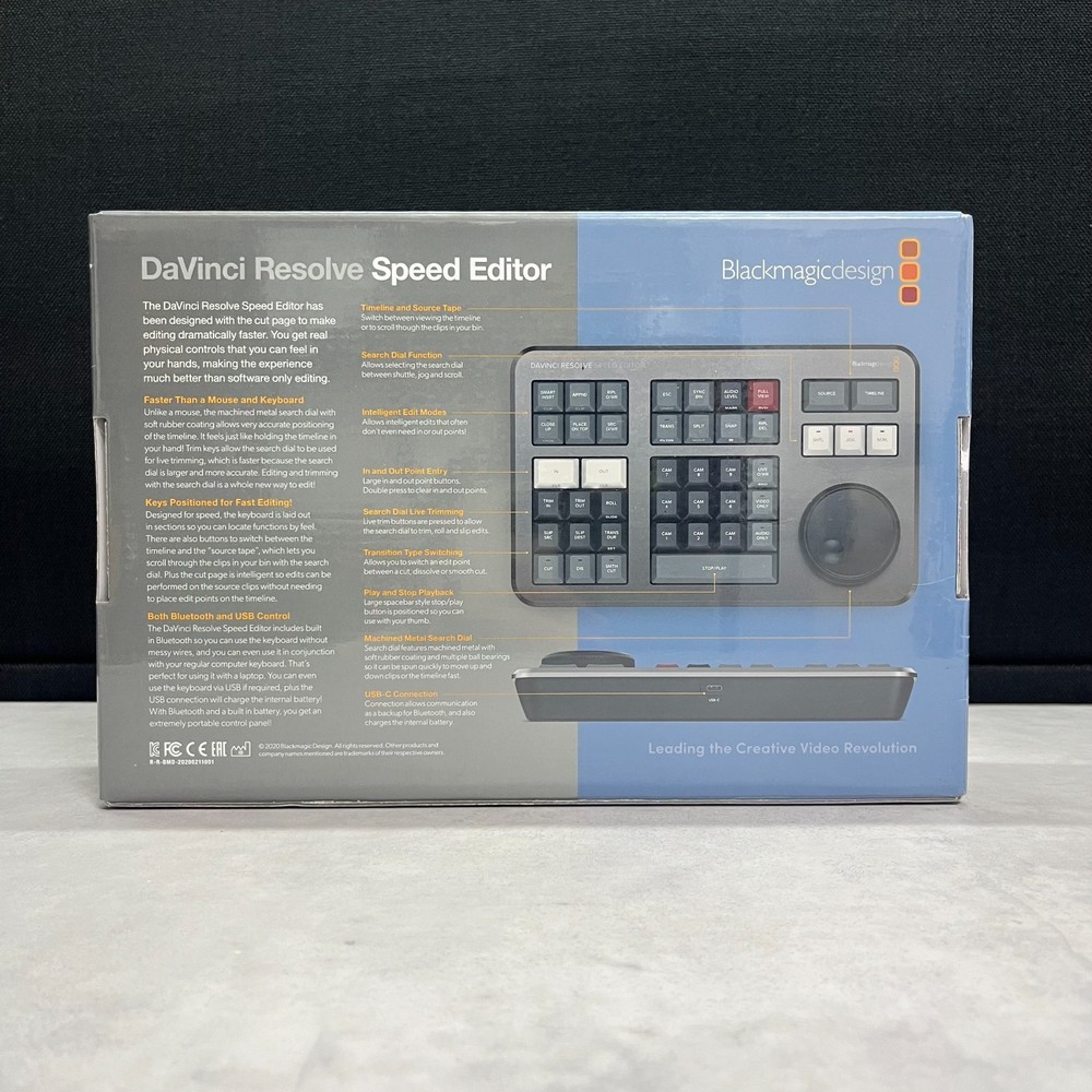 Blackmagic Design DaVinci Resolve Speed Editor PROFESSIONAL Video New Unopened!!