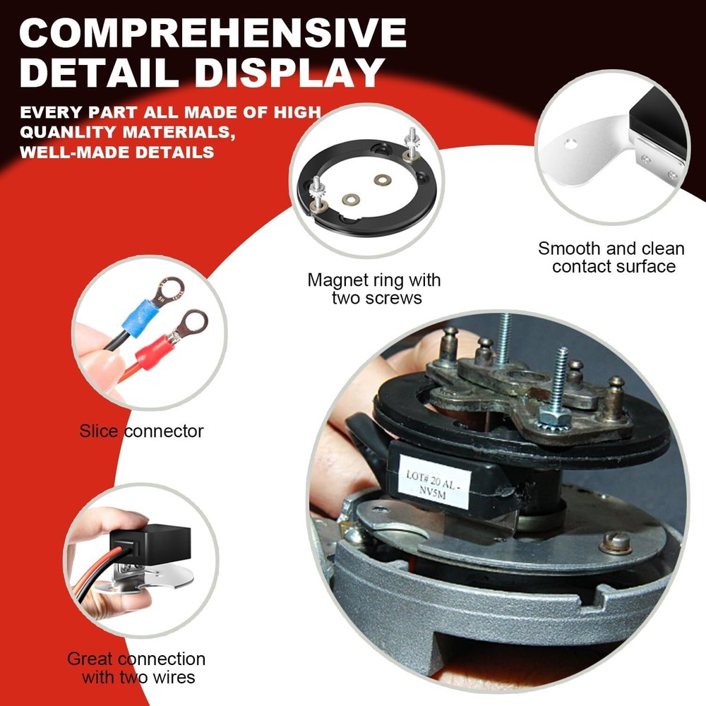 1181 Pertronix Ignitor Electronic Ignition Conversion Kit for Delco 8 Cylinder