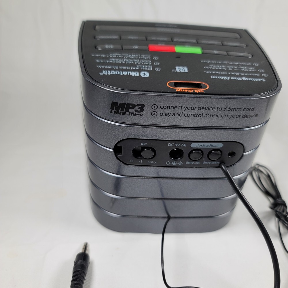 Used iHome model HBN21 Bluetooth Alarm Clock