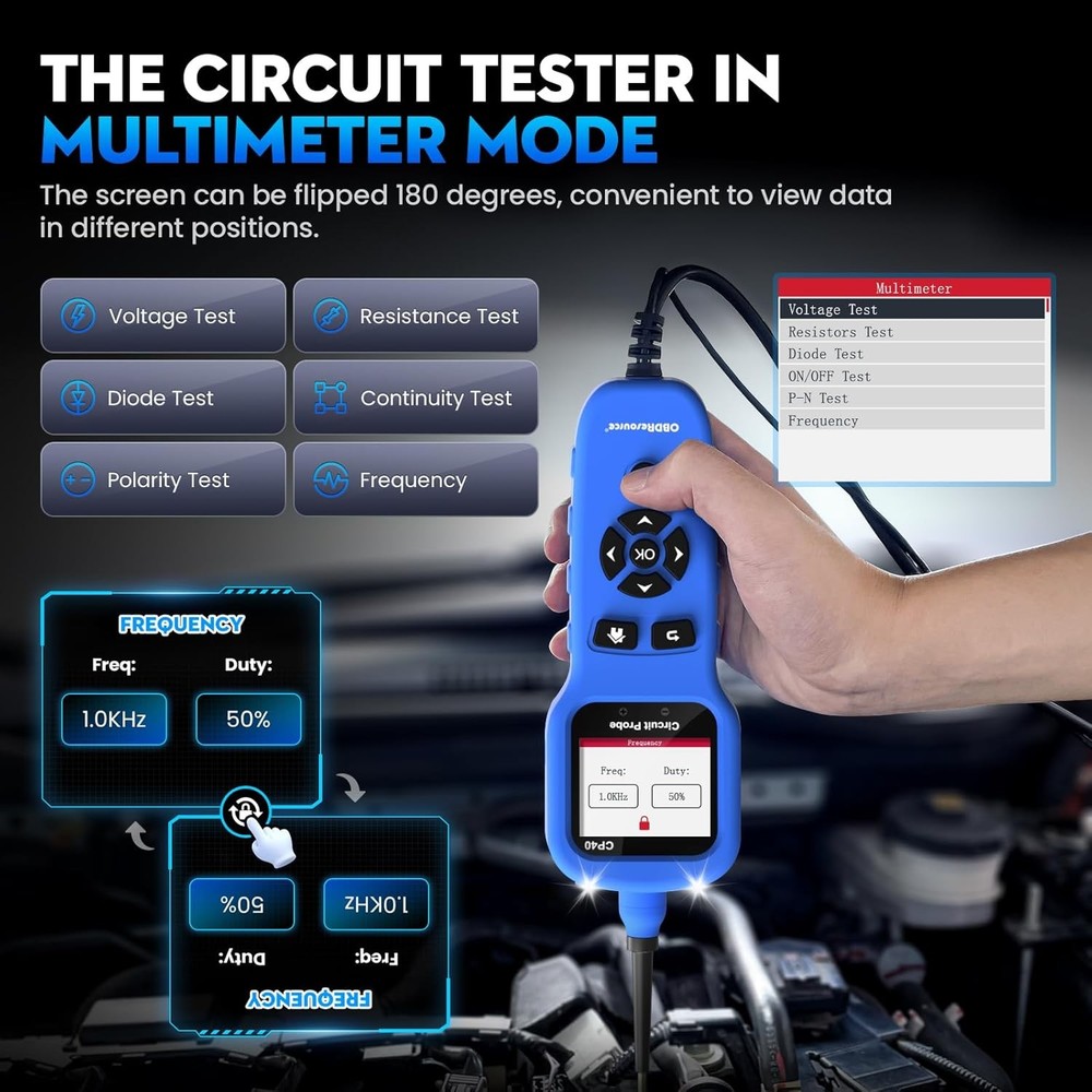 CP40 Multi-Probe Ultra Circuit Tester – Automotive Diagnostic Tool