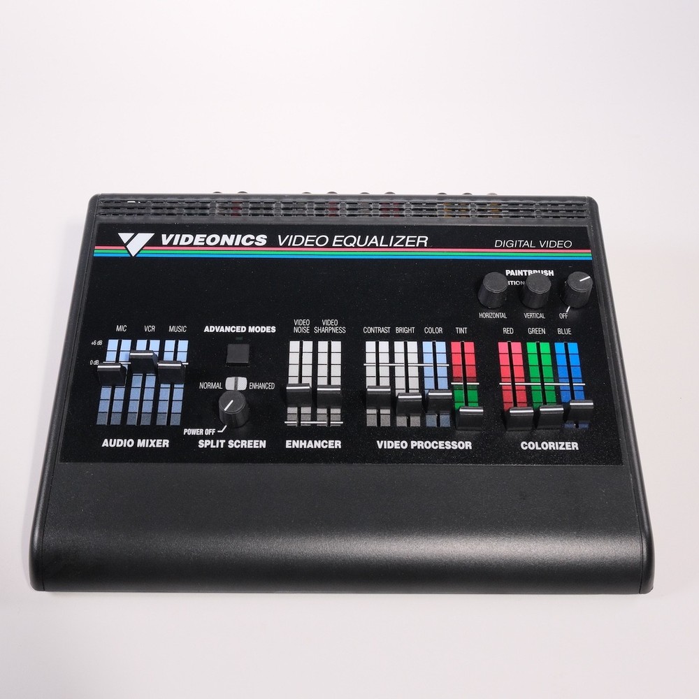 VIDEONICS VIDEO EQUALIZER Model VE-1A NTSC audio video processor very clean!