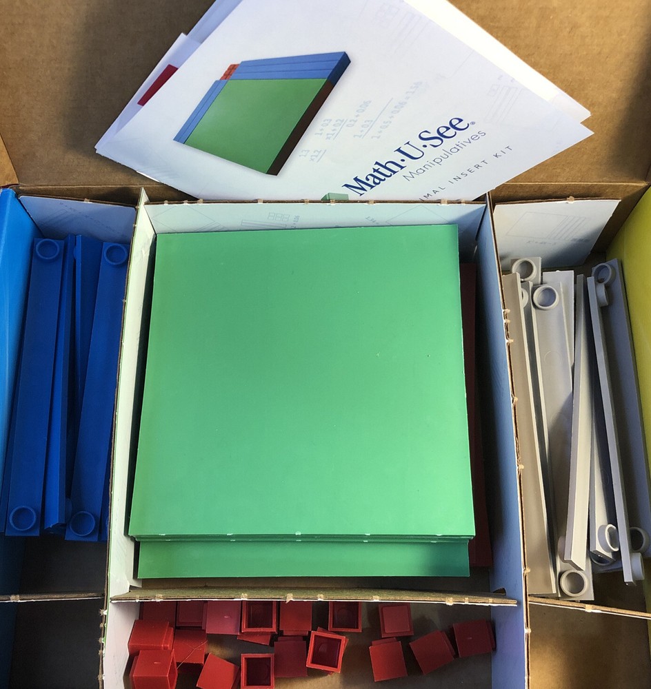 Math U See Algebra Decimal Insert Kit Homeschool Mathematics