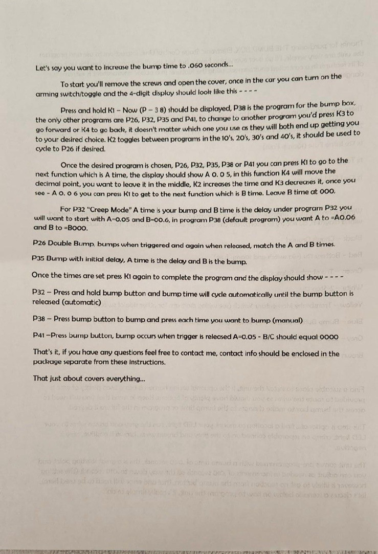 The Bump Box, Drag Racing, Staging, Race Track, Tree, 2Step, Trans Brake, Turbo*