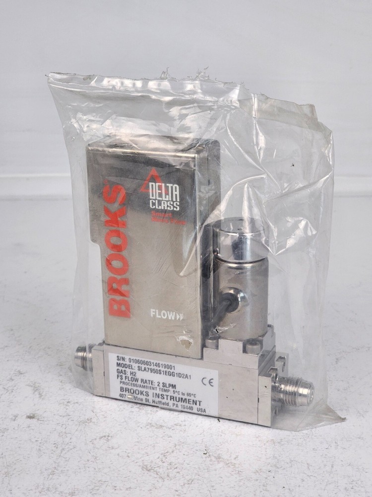 Brooks Instrument mass flow controller MFC SLA7950S1EGG1D2A1 H2 2 SLPM