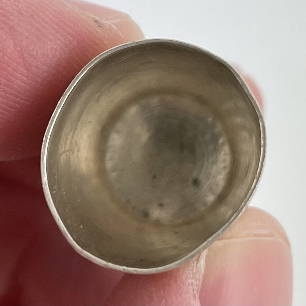 Antique Solid Silver Thimble Size 8 Probably Charles Horner C1910 2cm 4.1g