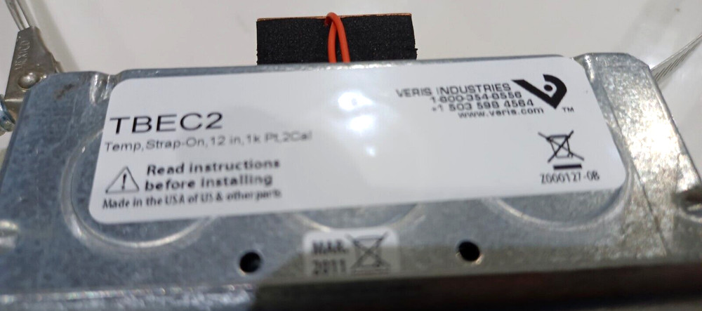 TBEC2 Veris Industries Temperature Sensor