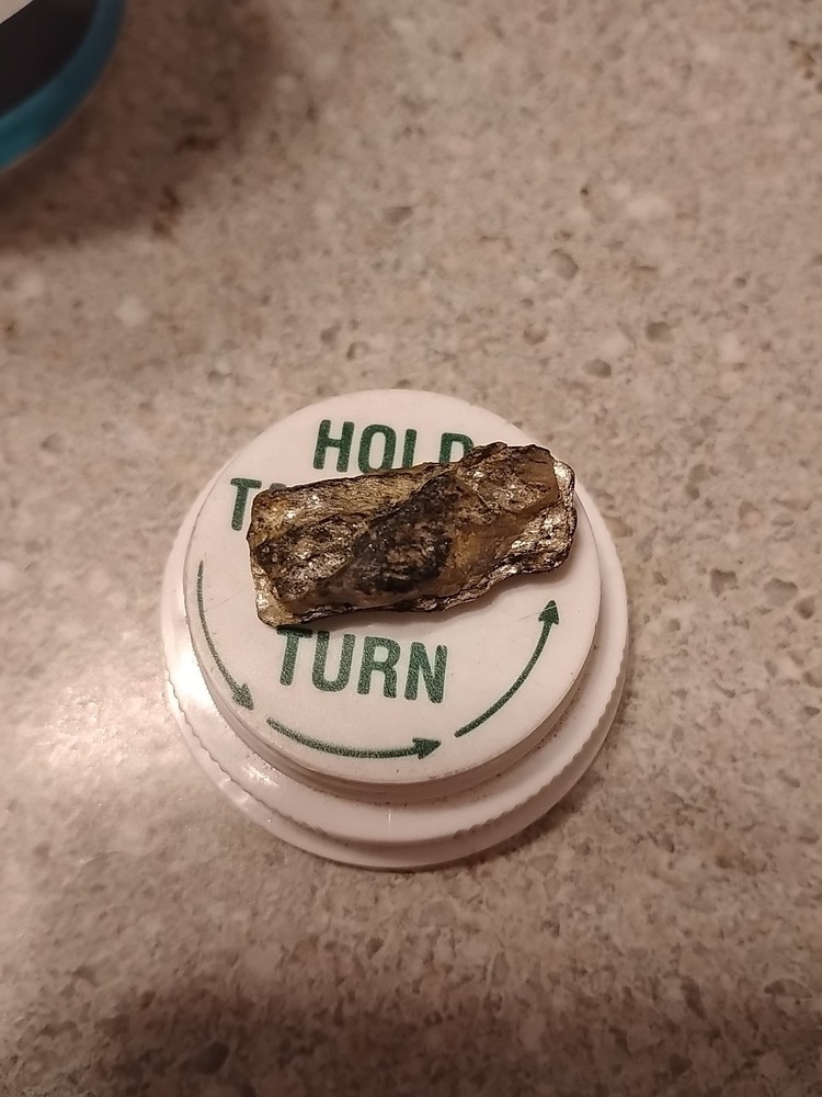 Native Platinum Nugget W/Quartz