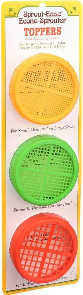Econo-Sprouter Toppers Set - 3 Piece for Easy Sprouting