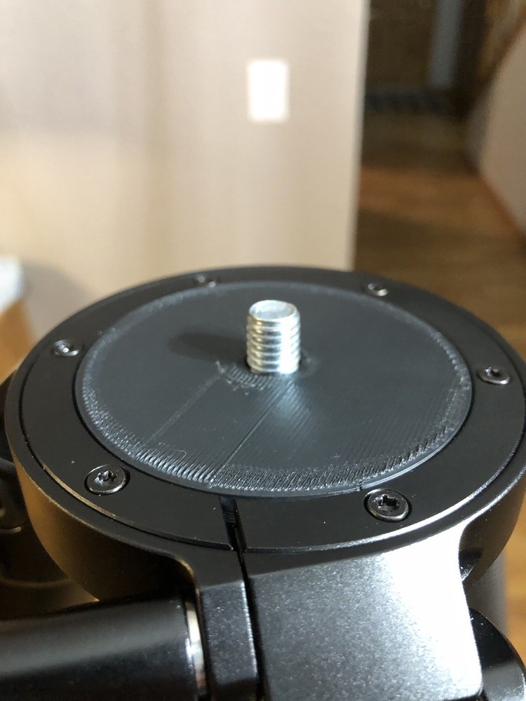 FANAUE 65mm  ballhead conversion 3/8 stud adapter plate