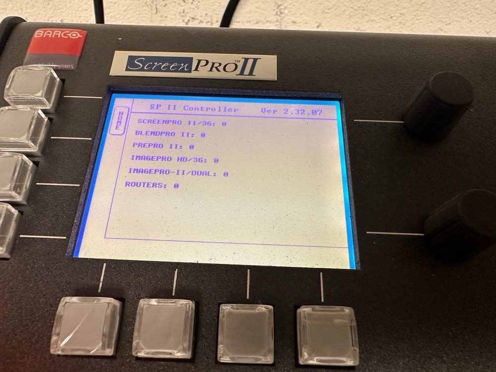 Barco ScreenPro II Controller Screen Pro Seamless Video Switcher Tested