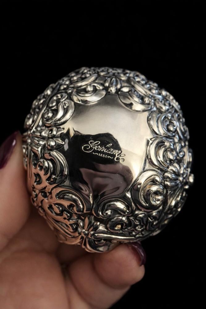 Gorham Silverplate Egg - Collectible Decor, Vintage, Antique, Rare
