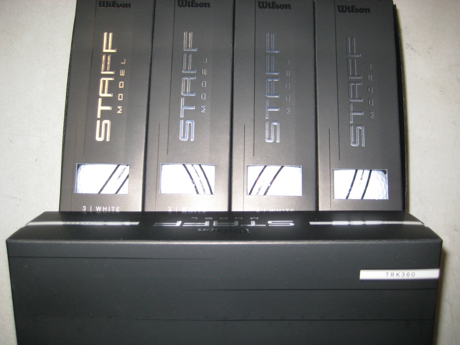 1 dz BRAND NEW 2026 Wilson Staff Model golf balls 4 piece white Urethane TRK 360