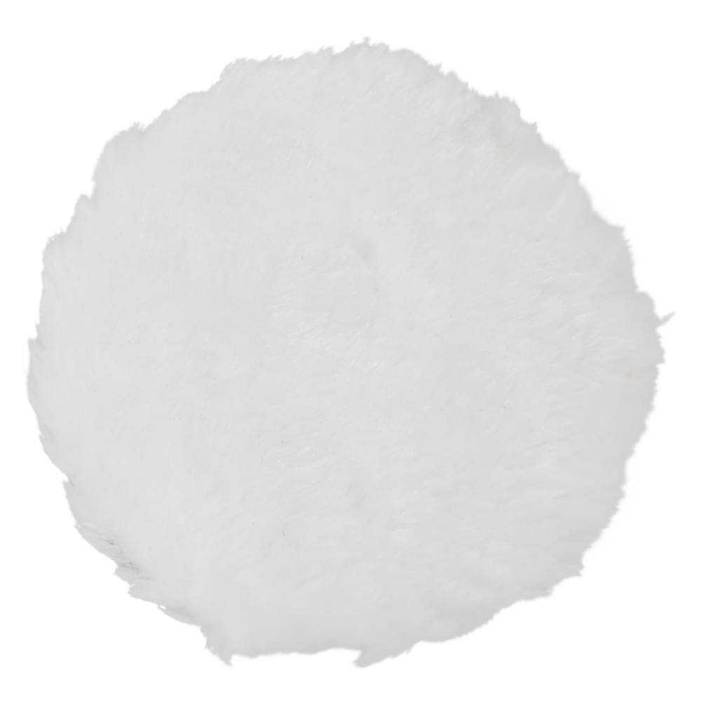10pcs Lambskin Wool Buffing Pads 3inch Hook Loop Polishing Wool Buffer