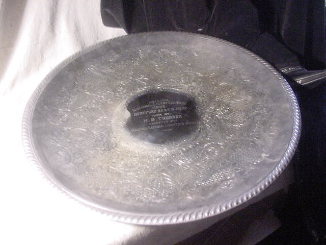 Arizona national livestock show Hereford cow cattte trophy 1966 Herald B Thurber