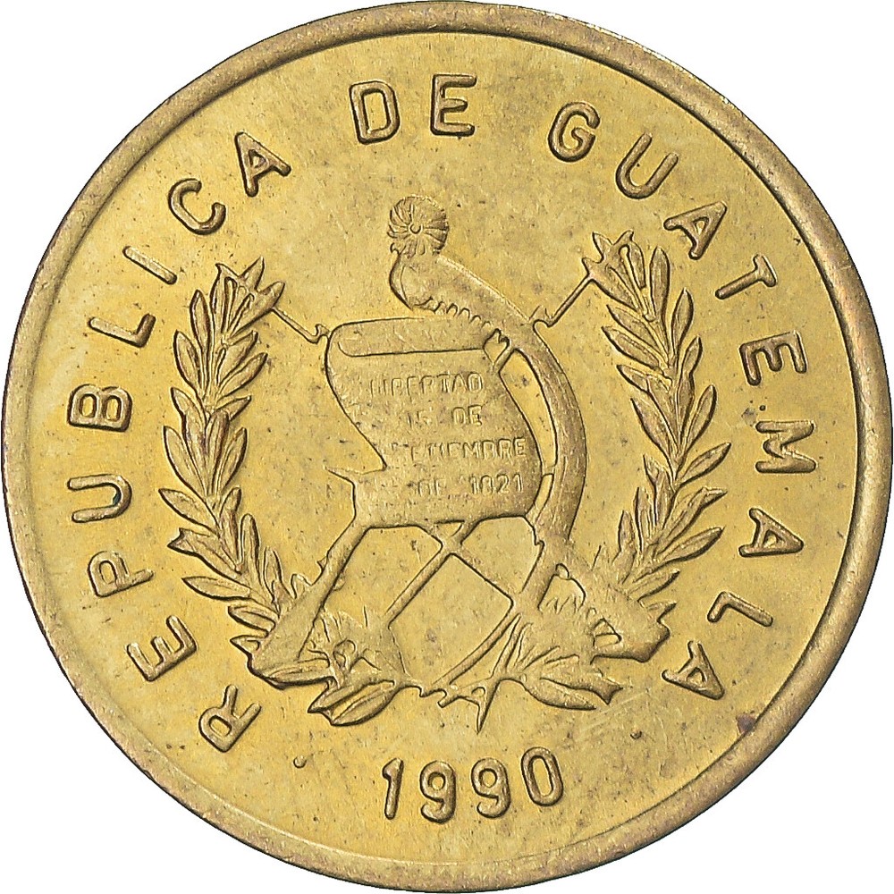 [#1357518] Coin, Guatemala, Centavo, Un, 1990