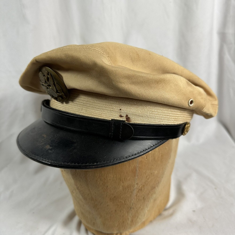 WWII US Army Tropical Summer Visor Hat