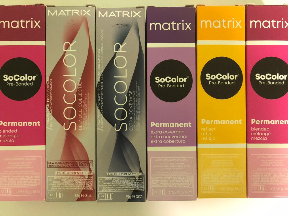 TWO 4M MATRIX SOCOLOR HAIRCOLOR PLUS ONE 16oz DEVELOPER NEW!
