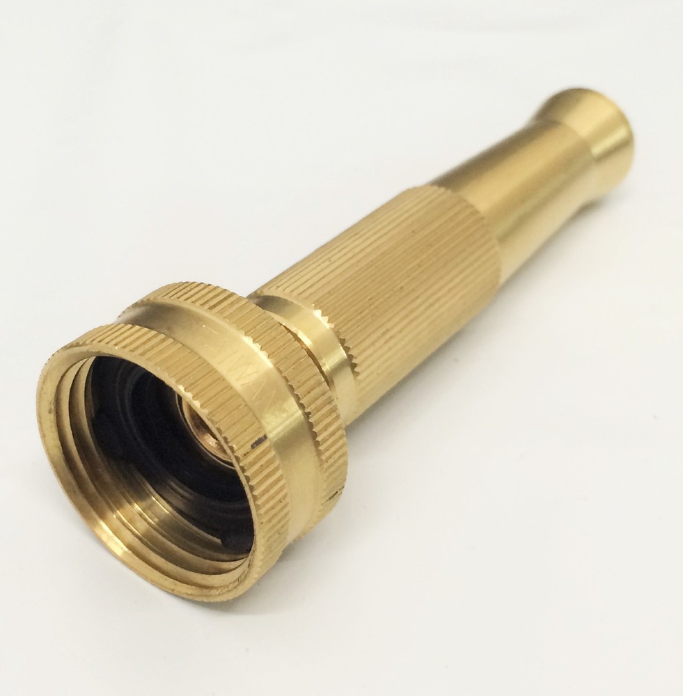 4" Solid Brass Hose Twist Nozzle Heavy Duty Watering Sprayer Tool