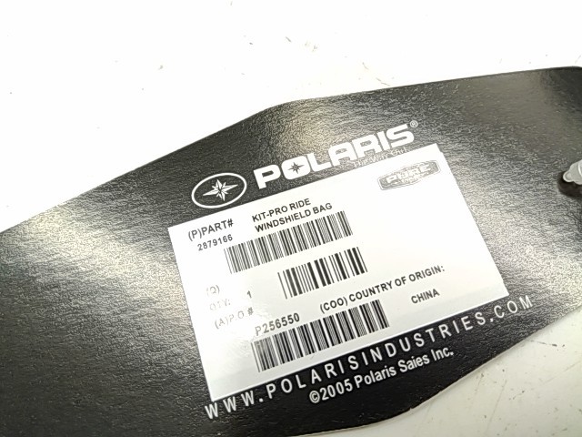 ProRide Windshield Bag Kit - ---- Polaris NOS