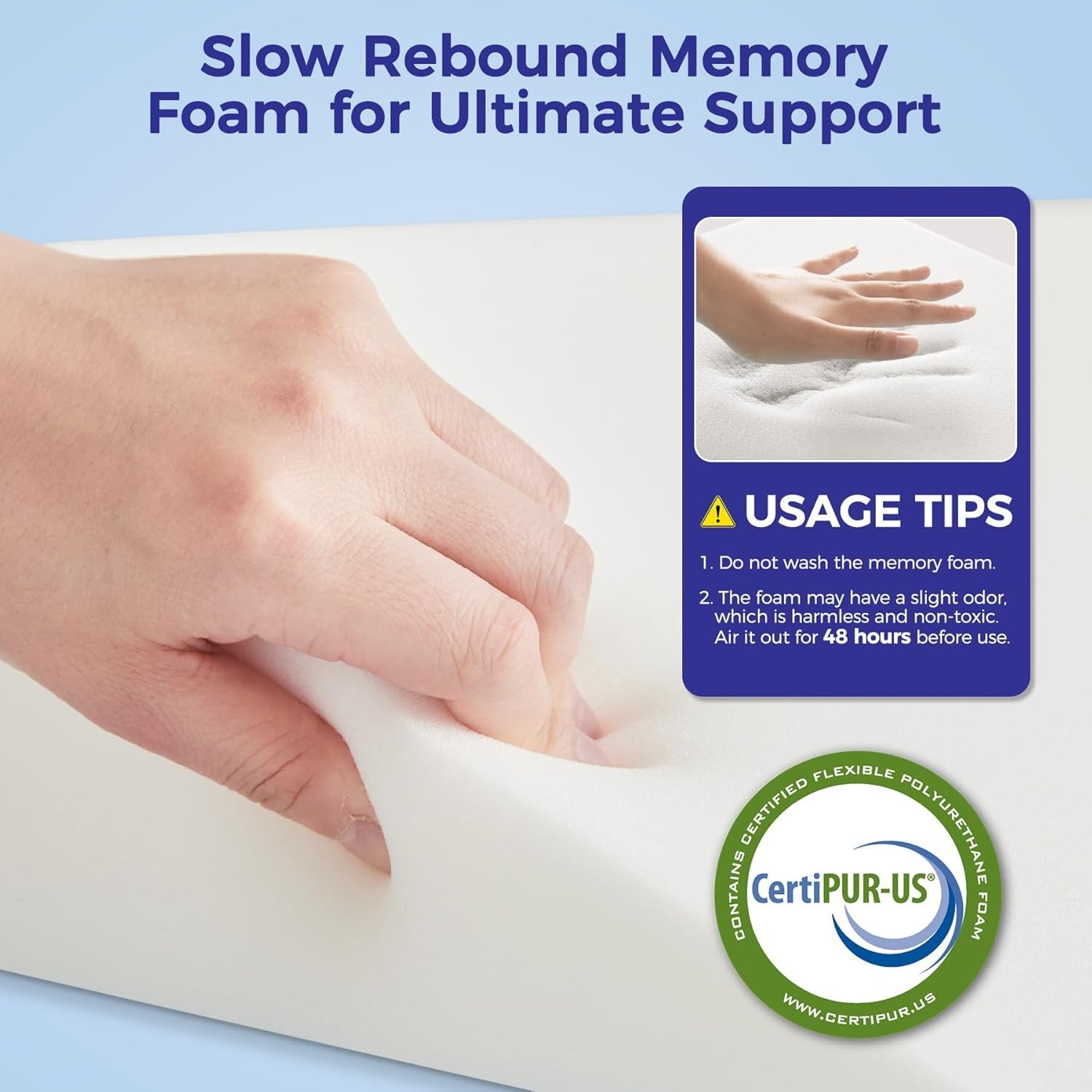 Ergo Pillow for Sleep Apnea, Neck Pain, and Snoring Relief, Standard, Gray