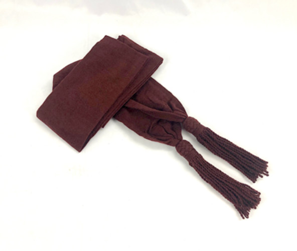 Wool Sash - Crimson / Wine Color - Reenactment