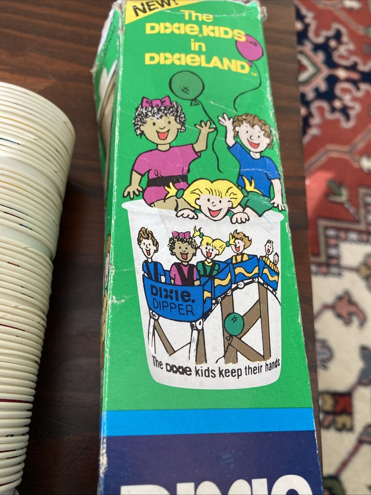 Vintage Dixie 3oz Cups Dixie Kids Opened Box