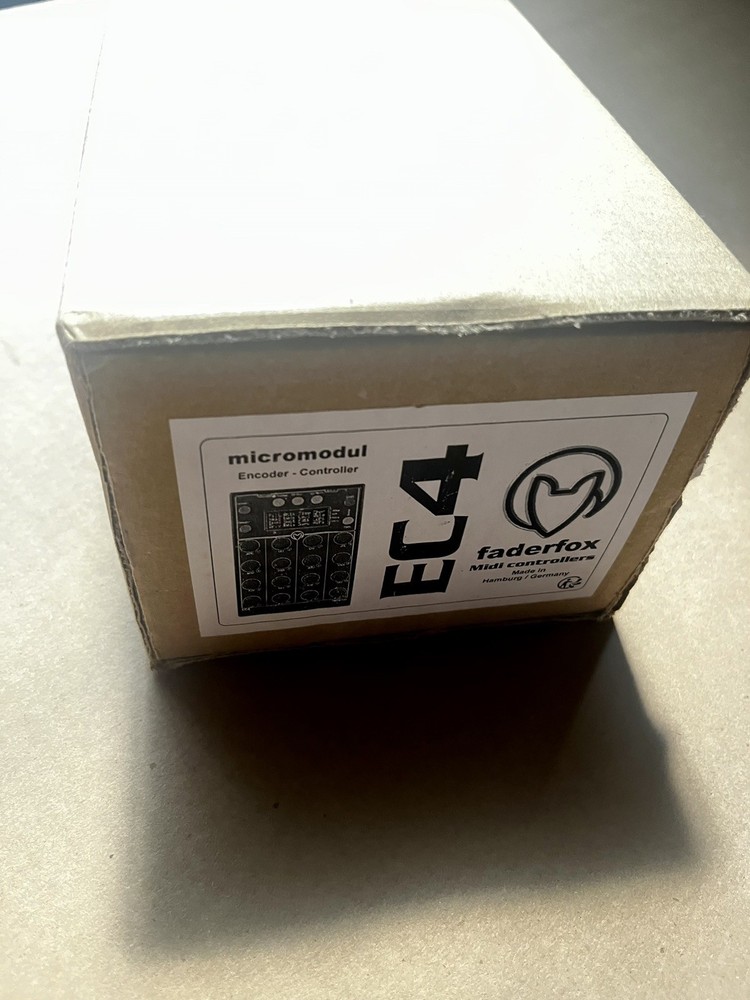 Faderfox EC4 USB + MIDI Push Encoder for DAW and Gear