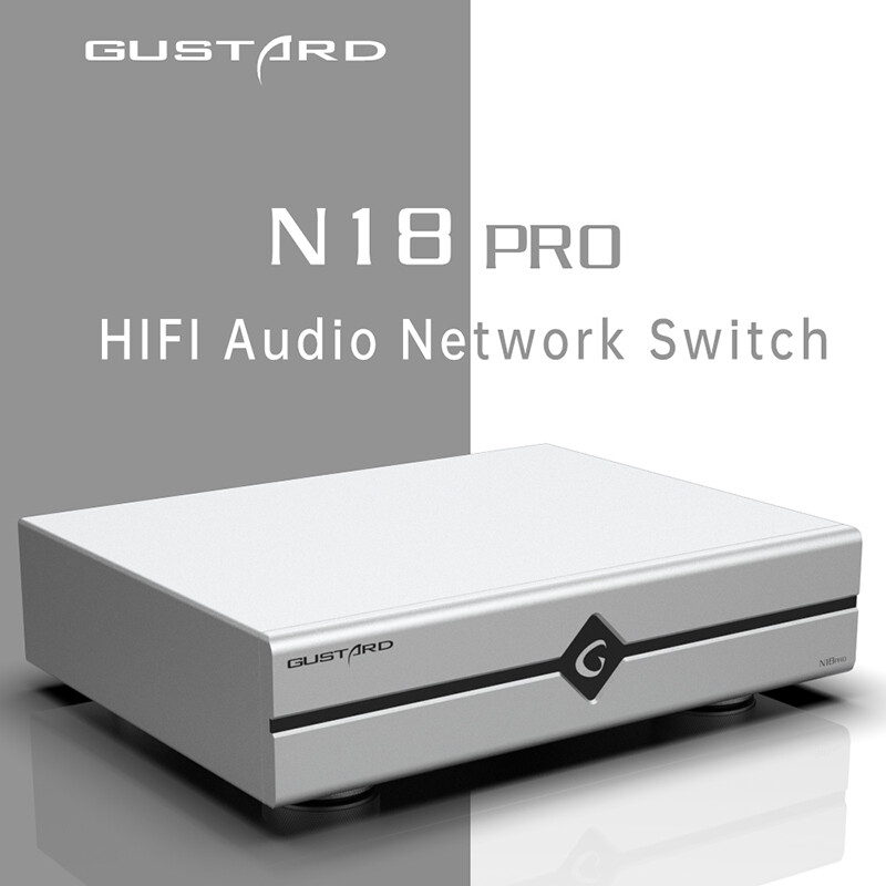 Gustard N18/N18PRO HiFi Audio Network Ethernet Switch AdaptiveEthernet Interface